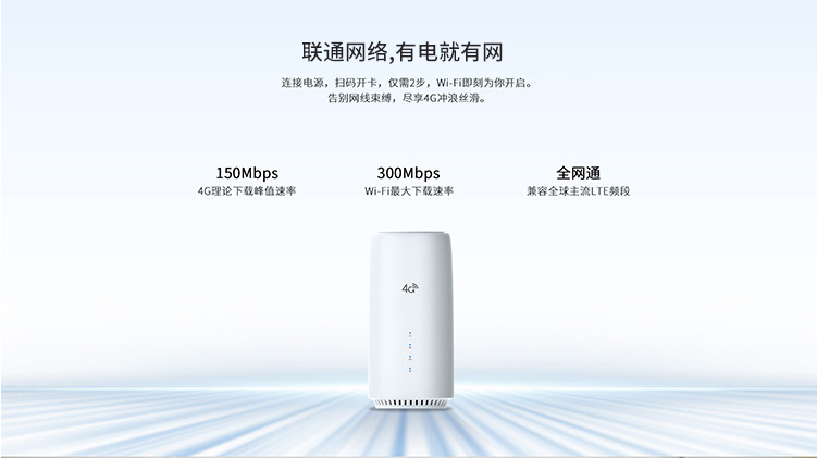 才為商務寬帶貓4G無線路由器隨身wifi插卡無限流量移動路由器車載wifi熱點無線上網卡流量卡CPE 白色包年